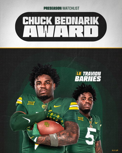 Awarded to the nation’s top defensive player in college football.
@_.trayb ➡️ Bednarik Watch List 

#SicEm