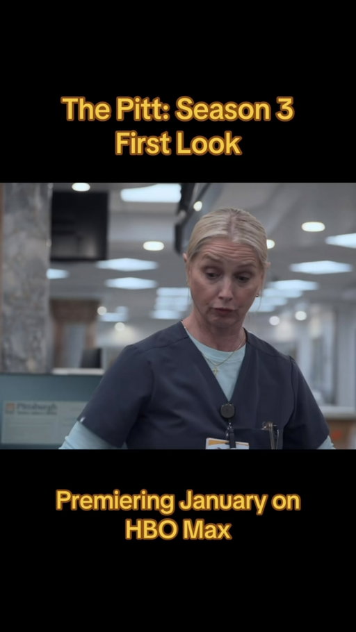 First look at #ThePitt: Season 3 - premiering January on HBO Max.