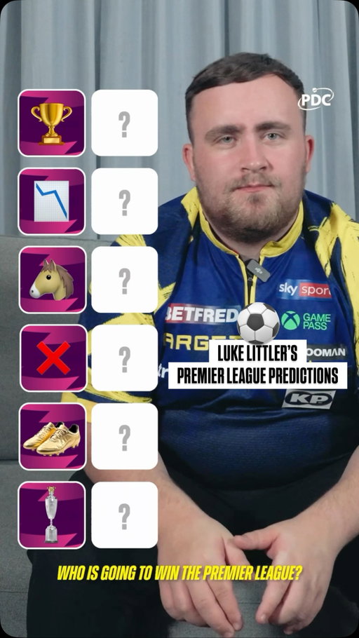 🗣️ “Dark horse has to be Coventry!”

Luke Littler has his say on what he thinks is going to happen in the 2026/27 @premierleague season!