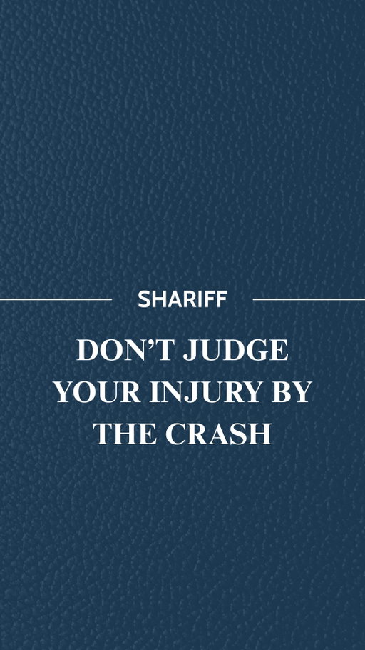 The crash looked minor. The injury wasn’t. That’s exactly why a medical evaluation matters, even when a fender bender doesn’t seem serious at first.

Low impact crashes can still cause real harm. Whiplash, concussions, and soft tissue damage often don’t hurt right away, sometimes showing up hours or even days later once adrenaline wears off.

Skipping a doctor’s visit because the damage “didn’t look that bad” can backfire in two ways: an untreated injury getting worse over time, and an insurance company later questioning whether the injury is even related to the crash, simply because there’s no early medical record to prove it.

A small dent doesn’t always mean a small injury. Only a proper evaluation can confirm what’s actually going on.

Follow Shariff Law for why even minor looking crashes deserve medical attention.

#injurylawyers #lawyers #texasinjurylawyers #houstonlawyers
