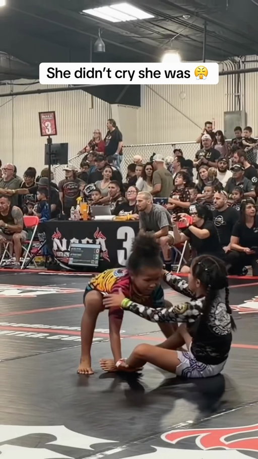 Nalah won the 1st round against her by arm bar. Then she lost the 2nd round by two points. This was the final match for 1st place. Nalah got moved up an age group for this tournament and she DOMINATED!