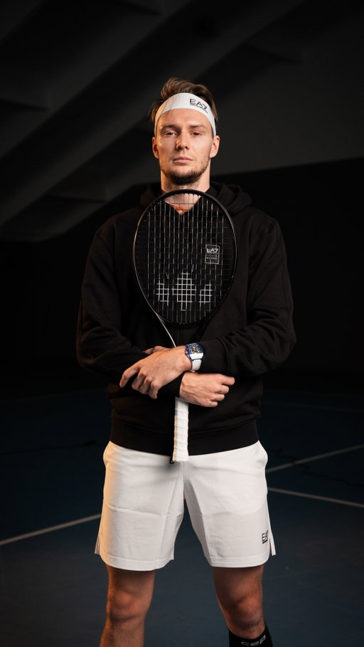A moment years in the making. Alexander Bublik on his signature racket.