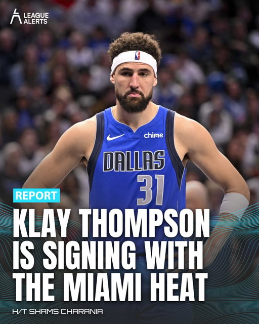 Klay Thompson is expected to sign with the Miami Heat after he clears waivers upon a contract buyout with the Dallas Mavericks