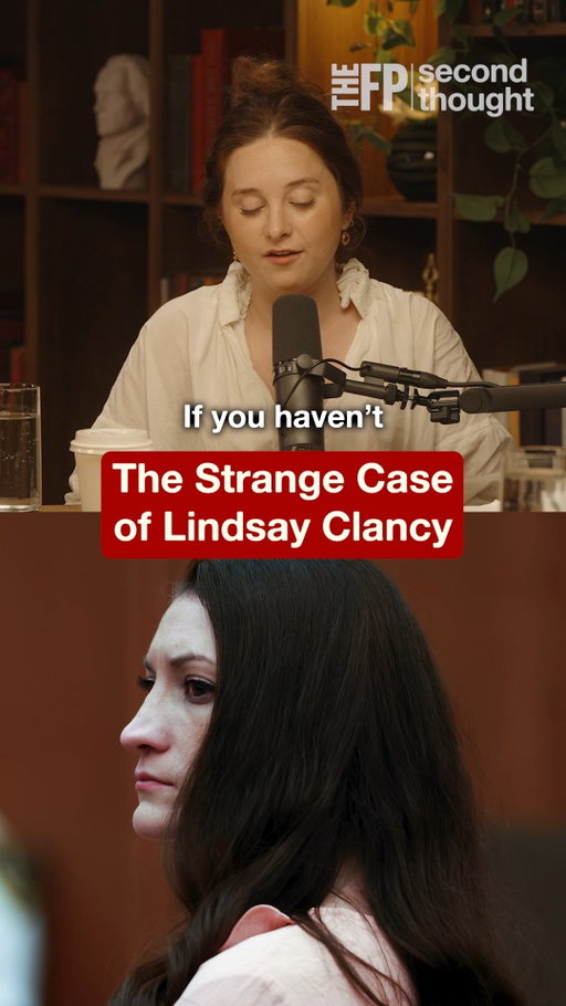 Lindsay Clancy admits she killed her three children. So why are so many women on the internet convinced she’s not guilty?

@StandUpDan: “We gave America one true crime podcast, and now everybody thinks that they’re a forensics investigator.”

Get the full episode of Second Thought on YouTube, Spotify, or Apple.
