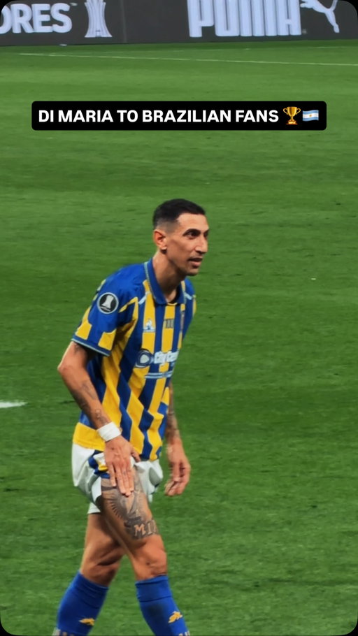 𝐏𝐎𝐈𝐍𝐓𝐈𝐍𝐆 𝐀𝐓 𝐓𝐇𝐄 𝐖𝐎𝐑𝐋𝐃 𝐂𝐔𝐏 🥶🇦🇷

El Fideo Di Maria had a message for the Brazilian fans 🏆😮‍💨