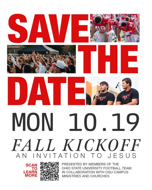 Thank you, Jesus for allowing us to do it for another year 🙏 

More information to come!

#osufallkickoff #ohiostatefootball #christianathletes #jesus