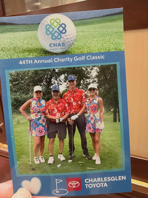 Fun day on the Golf course supporting the CHAS Charity!