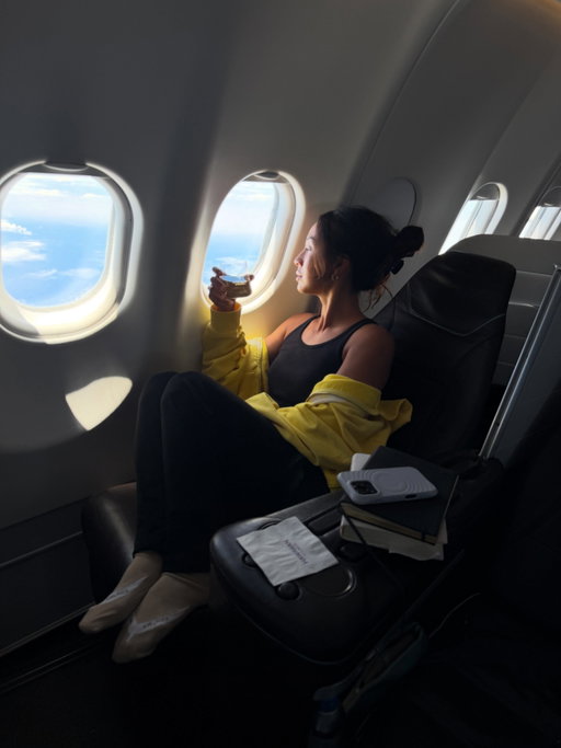 Getting to show my kids the world? That’s the real gift.  We just flew our little family business from Honolulu to NYC with @HawaiianAirlines honestly, still can’t believe this is our life.
Growing the business, growing the partnerships, growing our wings. Hawaiian Airlines, my hometown carrier + Atmos Rewards get what we’re all about, connecting the places that make us, us.
 Mahalo @hawaiianairlines. 🌺 #HawaiianAirlinesPartner