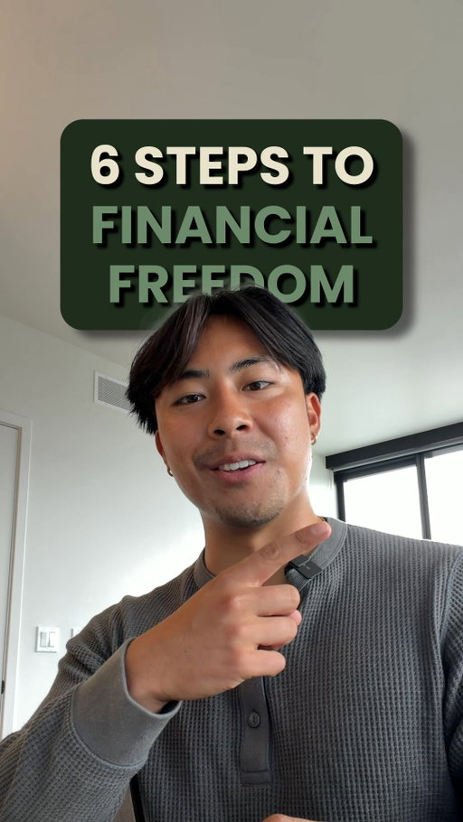 6 Steps to Being Financially FREE! 💸

None of these are set in stone, but they are a great rule of thumbs to live by.

If you aren’t close, dw it can be something you can work toward!

Comment down below if you agree or not, curious to hear your thoughts

#money #wealth #personalfinance #financialfreedom #mindset