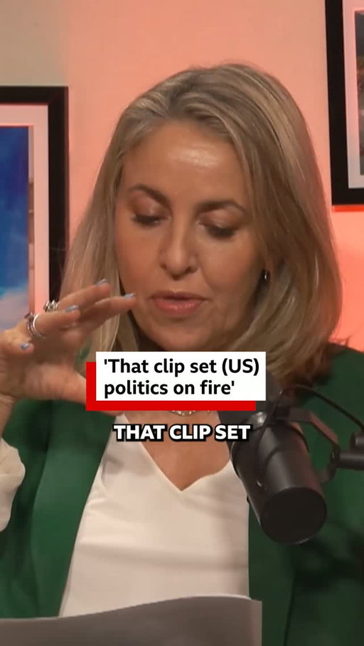 "That clip set politics on fire."

What did America's top lawyer pledge NOT to do? Listen to Todd Blanche, US Attorney General (he's also Trump's former personal lawyer) talking to the media this week. Sarah Smith and Sumi Somaskanda discuss why it was controversial. 

Americast | Listen on BBC Sounds