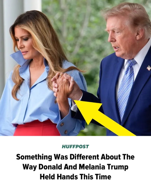 "I heard you missed me. Here I am."

That's how Melania Trump ended a month away from the public eye on Thursday — walking into the Rose Garden hand in hand with her husband. Body language experts broke down the moment for HuffPost — and what stood out most was something missing. Link in bio. 🔗