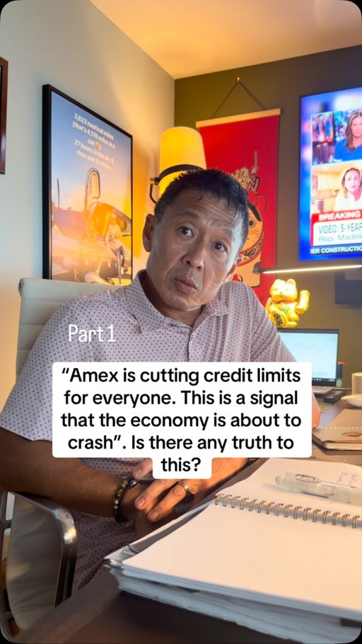 PART 1: “Amex is cutting credit limits for everyone. This is a signal that the economy is about to crash”. Is there any truth to this?