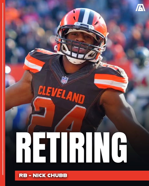 Nick Chubb has decided to retire from the NFL.

Happy retirement to @nchubb27