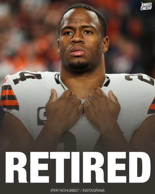 Nick Chubb has announced his retirement (via @nchubb27)