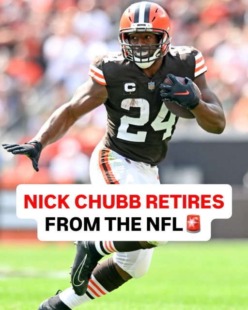 Nick Chubb calls it a career at 30 years old 🫡 (Via @nchubb27, @clevelandbrowns)