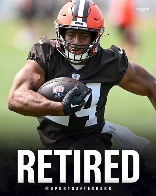 RB Nick Chubb has officially announced his retirement from the NFL after eight seasons. 🥹

One of the most dominant RB’s of this generation, Chubb finishes his career as a 4x Pro Bowler with 7,349 yards on 1,462 carries (5.0 YPC) and 54 TD’s with 141 receptions for 1,109 yards 5 TD in 100 career games and 87 starts. 

An unforgettable career for #24. 🫡