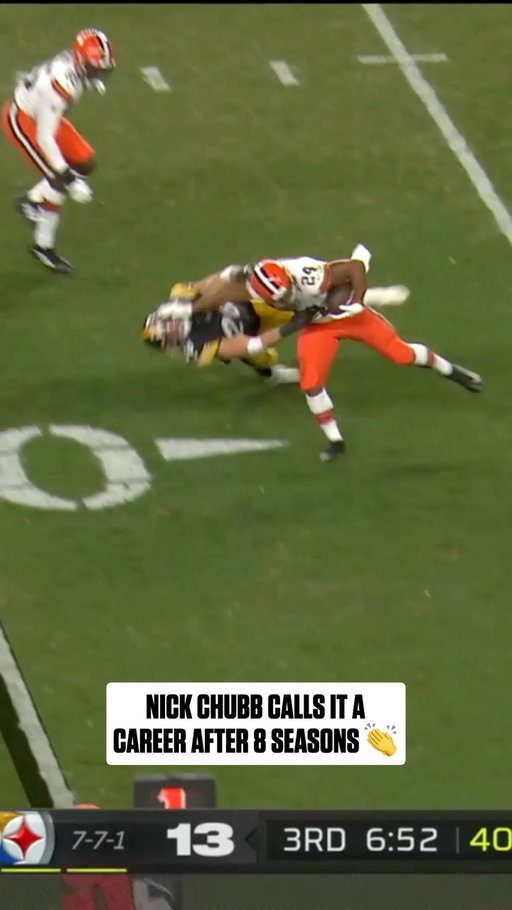 Happy retirement, Nick Chubb ❤️