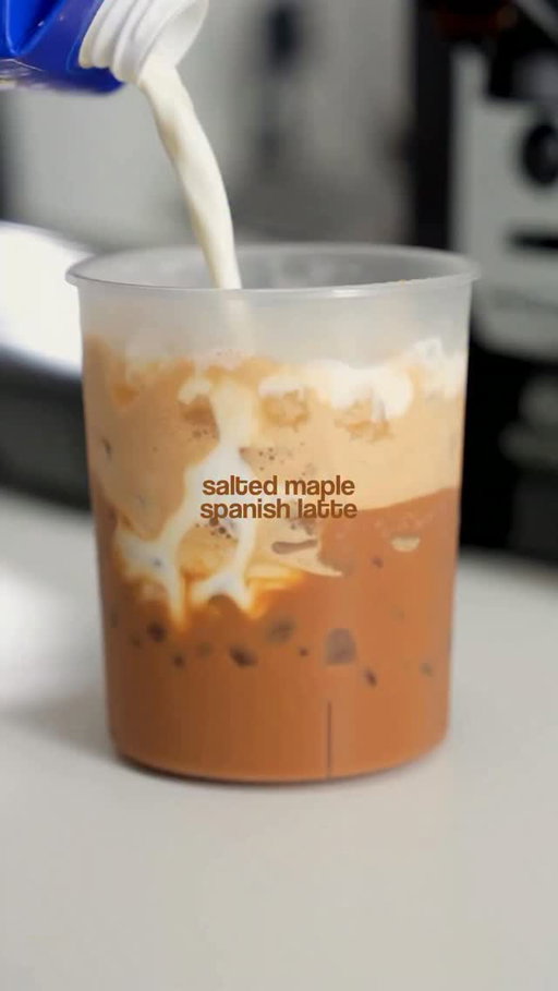 not me making a salted maple spanish latte and immediately needing another one 🤤🍁

— Double shot epsresso
— 1 tsp maple syrup 
— 1 tbsp condensed milk
— A pinch of sea salt
— Ice and shake it
— 150ml milk of choice

#icedcoffee #icedlatte #coffee #foryou #coffeeathome
