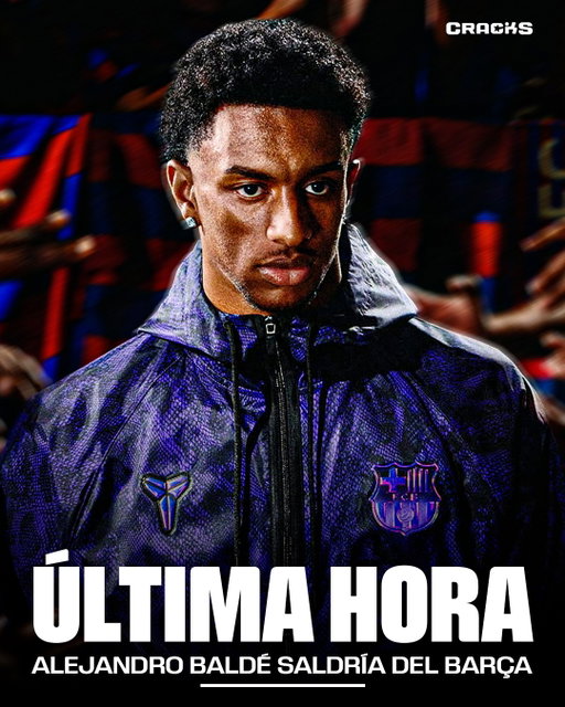¡BALDE QUIERE SALIR DEL BARÇA! 🔵🔴

👋 Según JijantesFC, Alejandro Balde no continuará en el Barcelona. 

🚪Habría decidido buscar una salida tras las últimas conversaciones.