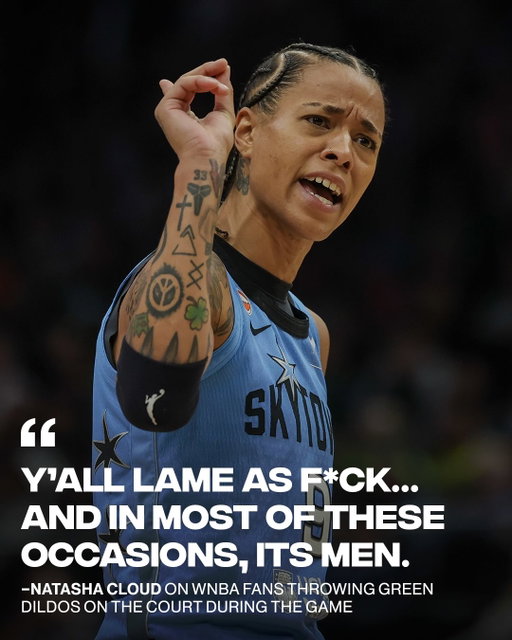 Natasha Cloud is fed up 😳

(📸: Getty)
