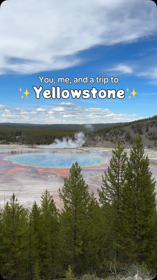Your sign to plan a trip to Yellowstone National Park…✨🦬

I’ve been to Yellowstone 5 or 6 times now and each trip I’m still able to explore new areas and see things I haven’t seen in the past.

Some of the highlights from my most recent trip earlier this summer include:
🌈 Grand Prismatic Overlook
🍳 Breakfast at the Grant Village Dining Room
🐻 Seeing a grizzly bear driving into the park
💦 West Thumb Geyser Basin
🌲 Grand Canyon of the Yellowstone (one of my favorite areas of the park!)

If you visit remember to practice Leave No Trace, which includes packing out trash, staying on trails, and respecting wildlife (the bear clip was filmed from the safety of my car!).🫶🏼

#YellowstoneNationalPark #Yellowstone #NationalParkTraveler #WyomingExplored