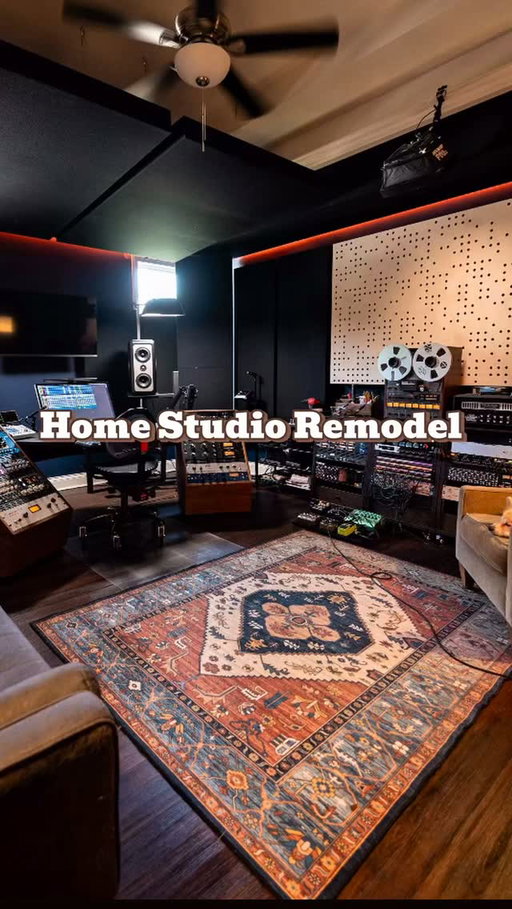 Leveling up over here.  @musiccityacoustics #studiobuild #recordingstudio #studiosetup