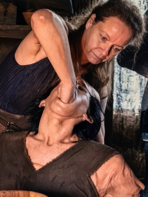 Behind the most bizarre scene in The Odyssey (2026). NO CGI USED. 🤯🐷

These are the practical-effects models created for the disturbing Circe transformation sequence in Christopher Nolan’s The Odyssey.

Instead of turning Odysseus’ men into pigs with CGI, the production built grotesque prosthetic heads, animatronic rigs, and partial bodies that could be manipulated on camera as Circe physically transformed them.

The amount of detail poured into something audiences only see for a few minutes is insane.

What did you think of this scene?

📸: [ @theodysseymovie / @universalpictures / James Mottram]

Practical effects & prosthetics: Luisa Abel’s team.