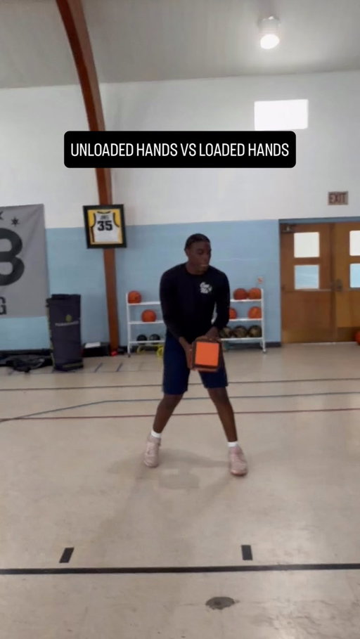 We are using the @formbasketballtrainer to focus on the hand placement when shooting the basketball. Really emphasizing loading the hands early to create energy in his shot. 
#basketballneverstop #basketball #basketballseason #basketballskills
