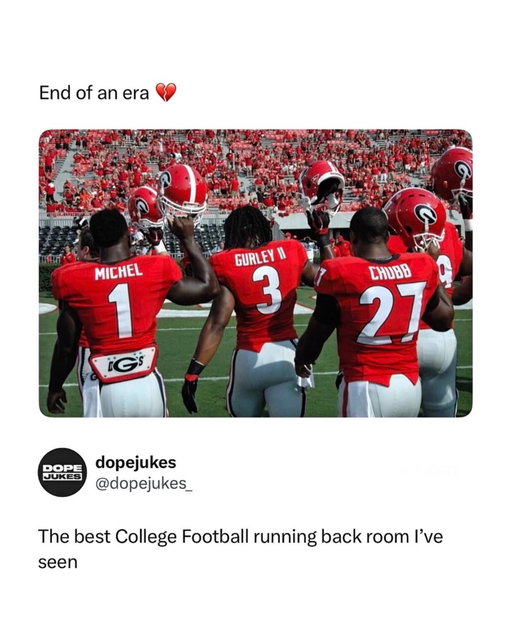 End of an era 💔💔

Nick Chubb at his peak was one of the best pure running backs in football. From 2019 through 2022, he was basically a guaranteed 1,000-yard rusher, finishing with over 1,200 rushing yards in each of those four seasons and averaging around 5 yards per carry. He had elite vision, crazy balance, and enough speed to turn a small opening into a huge run.

What made Chubb special was how hard he was to bring down. He could run through contact without needing to dance around defenders, but he was also way more explosive than most power backs. His 2022 season was probably his best, with 1,525 rushing yards and 12 touchdowns.

Before the major knee injury in 2023, Chubb had a real argument as the best traditional running back in the NFL. He wasn’t used as heavily as a receiver as guys like Christian McCaffrey, but purely as a runner, very few players were better.