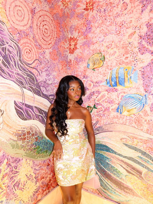 Legs are required for jumpin, dancin 🧜🏾‍♀️

dress: @revolve 
shoes: @jessicasimpsonstyle 
bag: @jwpei_official