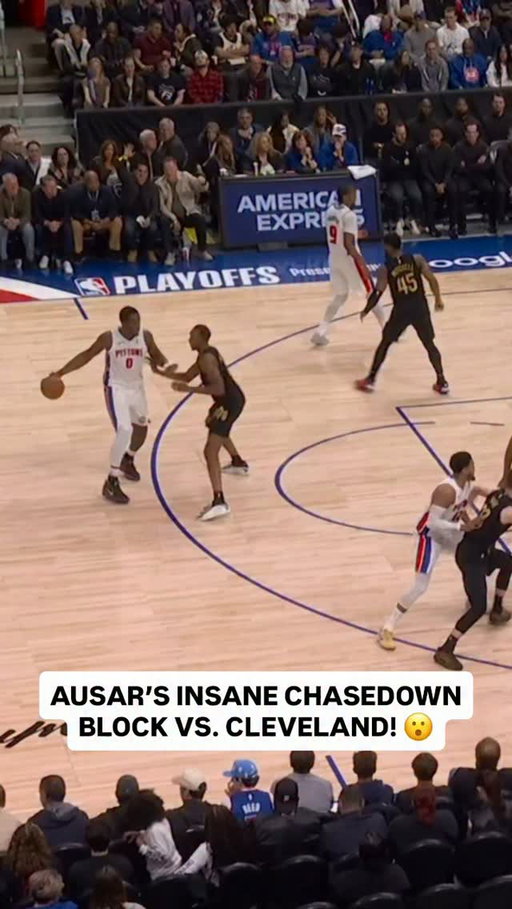 The amount of ground @ausarthompson can cover 😮‍💨 This chasedown swat was SPECIAL.. and it had to be part of NBA Defense Week!