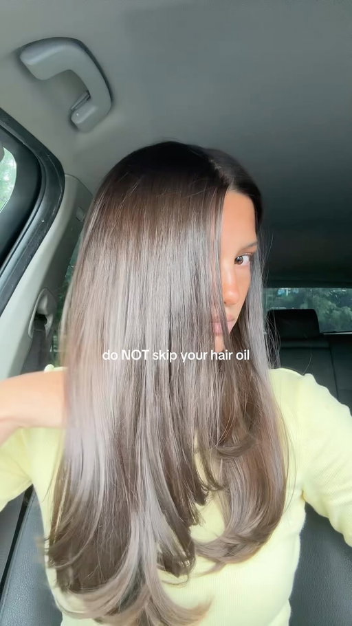a little olaplex on the ends every night