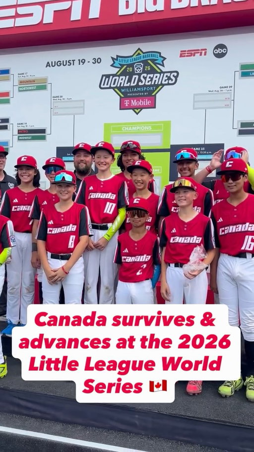 Canada gets it done in their elimination game & move on at the Little League World Series ✏️ x ⚾️
•
•
•
•
#baseball #llws #littleleague #sports