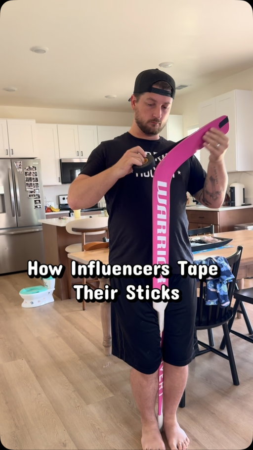 How to tape your hockey stick like a bender, if i ever get scored on by a player who has this bad of a tape job i need to hang up my skates. Please tag your buddies in the comments that need to learn