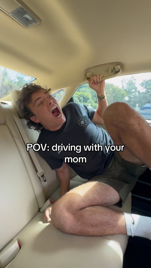 moms always backseat driving #mom #comedy #skit #momlife