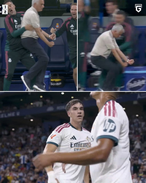 Jose Mourinho’s reaction to Carlos Espi’s winner 😂👏

What a way to score your first La Liga goal for Real Madrid, even made Jose Mourinho proud, who was stressed for 90 minutes...