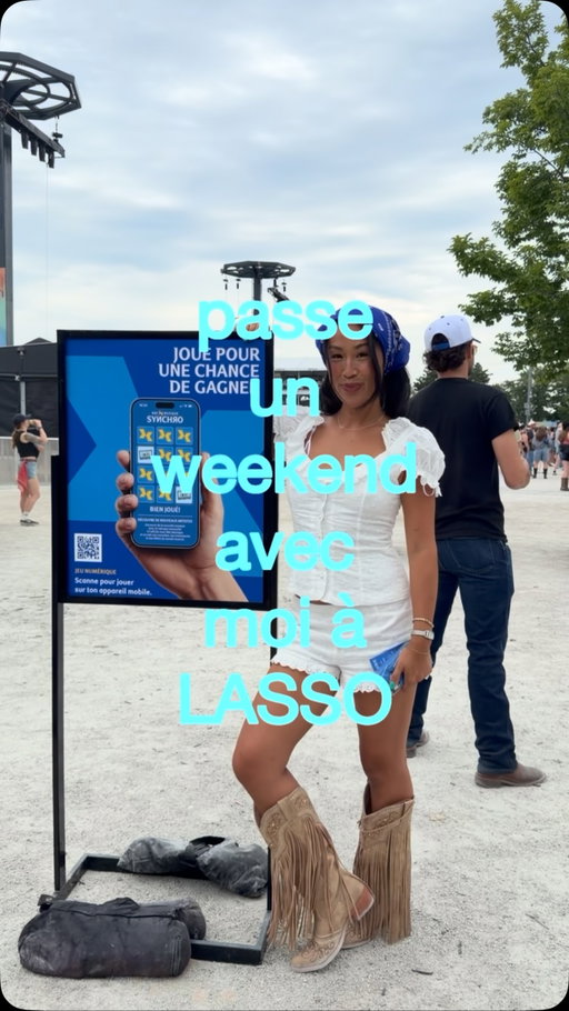 Country Cindy activated 🤠 Un week-end à @LassoMTL avec @RBCxMusic @RBCBanqueRoyale #pub
