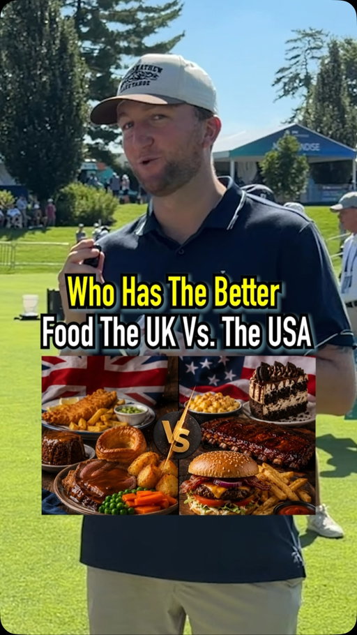 USA Vs The UK… Who has the better foods!? With Tommy Fleetwood!
