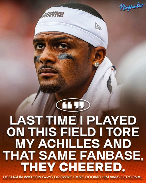 Deshaun Watson speaks on the Browns fans booing him 👀