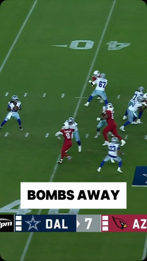 Joe Milton Connects DEEP With Jonathan Mingo for the Touchdown! #dallascowboys