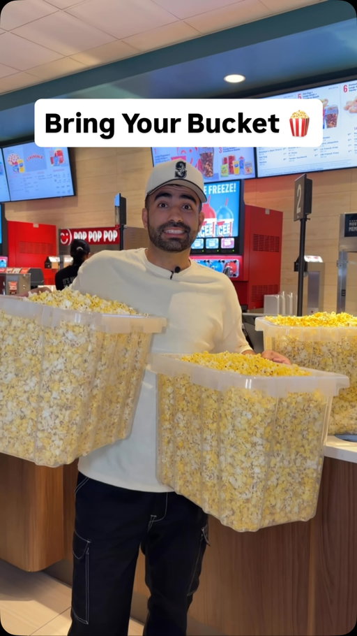 Cinemark Theatres Bring Your Own Popcorn Bucket 🍿 #cinemark