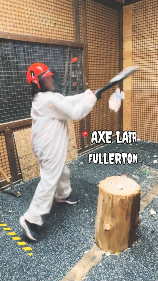 Follow @theaxelair and bookmark for your next trip out of the house!

College stressing you out? 😮‍💨
Skip the stress ball and go THROW SOME AXES 🪓 

Whether you’re at Fullerton College, Cal State Fullerton, or just need to let out some rage, Axe Lair in Fullerton has you covered.