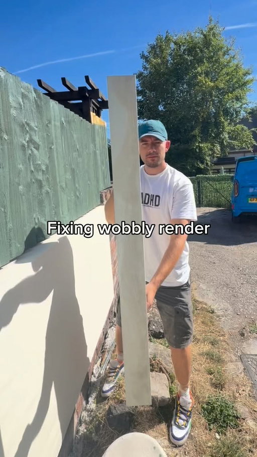 Fixing wobbly render ✅

I’m not a professional anything — I just believe that anyone can learn skills that can genuinely improve their life.

The reality is, it’s almost impossible these days to earn enough money to pay a tradesperson to do every single job around your home.

That’s a huge part of why I do DIY.

Learning new skills. Saving money. Taking control of your own home. And getting that feeling of pride when you stand back and think, “I did that.”

You don’t need to know everything before you start. You just need to be willing to learn.

What project have you done yourself that you’re most proud of? 👇

#diy #homerenovation #homeimprovement #ukhomerenovation #wallrendering