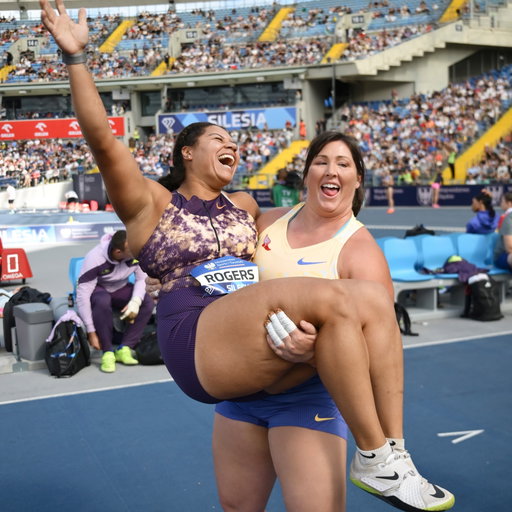 CAMRYN ROGERS WINS A HAMMER THROW COMPETITION IN SILESIA! 🔥
 
Drugie miejsce na podium zajmuje Amerykanka DeAnna Price 🥈, a trzecie Włoszka Sara Fantini 🥉 
 
Gratulacje! 🤩 
 
@slaskie_pozytywna_energia @superautostadionslaski @ministerstwo_sportuiturystyki @orlenteam_official @pfron_org_pl
