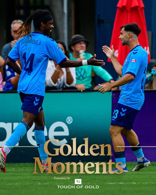 ⚓️ What an afternoon at the Wanderers Grounds 🤩 

Golden Moments from yesterday’s victory, presented by @touchofgoldhalifax ⌚️⭐️

#TogetherFromAways #COYW