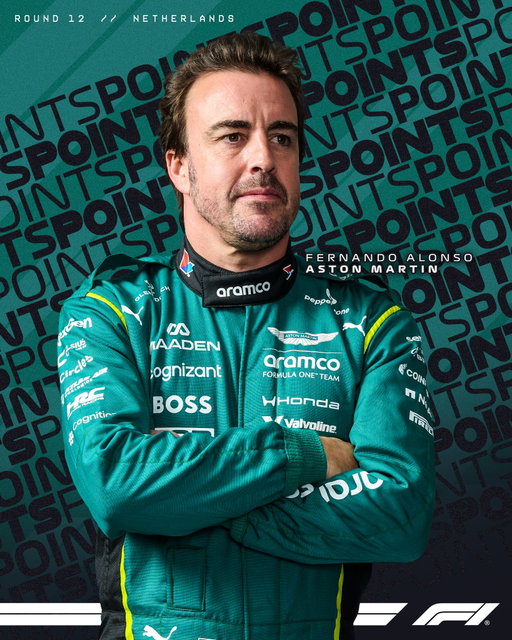 FERNANDO! 🤙

P9 for Fernando Alonso at Zandvoort! 😮‍💨

#F1 #Formula1 #DutchGP