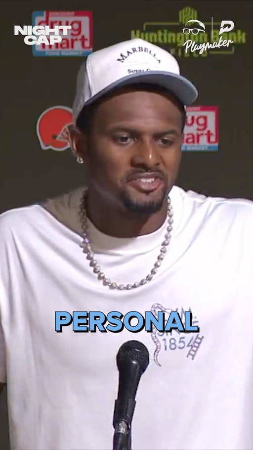 Deshaun Watson addresses the boos by Browns fans. Winning cures all, but Watson’s time in Cleveland looks like it’s coming to an end #Nightcap

Download the @PrizePicks app today and use code SHANNON to get $150 in lineups after you play your first $5 lineup