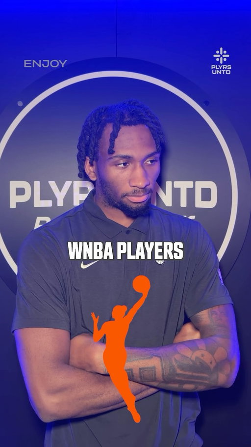 AJ Dybantsa is majorly tapped into the W 👏 @plyrsuntd @enjoybball 

#wnba #nba #basketball