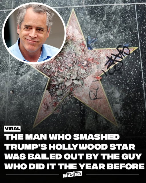 Austin Clay walked up to Donald Trump’s star on Hollywood Boulevard before dawn on July 25, 2018, pulled a pickaxe out of a guitar case and destroyed it. Then he called the LAPD to report himself. According to a lieutenant who took the call, he signed off with: see you soon. He turned himself in at the Beverly Hills police station an hour later.

The 24-year-old from Glendale was charged with felony vandalism and held on $20,000 bail. That is when James Otis stepped forward.

Otis, an heir to the Otis Elevator fortune, had done the same thing 21 months earlier, dressing as a construction worker and taking a sledgehammer and pickaxe to the star days before the 2016 election. He pleaded no contest, drew three years probation and paid $4,400.

He offered to cover Clay’s bail and legal bills, saying he believed in his cause and looked forward to meeting him.

Sources: Los Angeles Times, Fox News, Global News

#news #hollywood #viral #interesting #upgrds