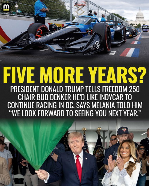 Is the Freedom 250 Grand Prix in Washington DC here to stay?

The event’s chairman revealed a conversation with President Trump and the First Lady.